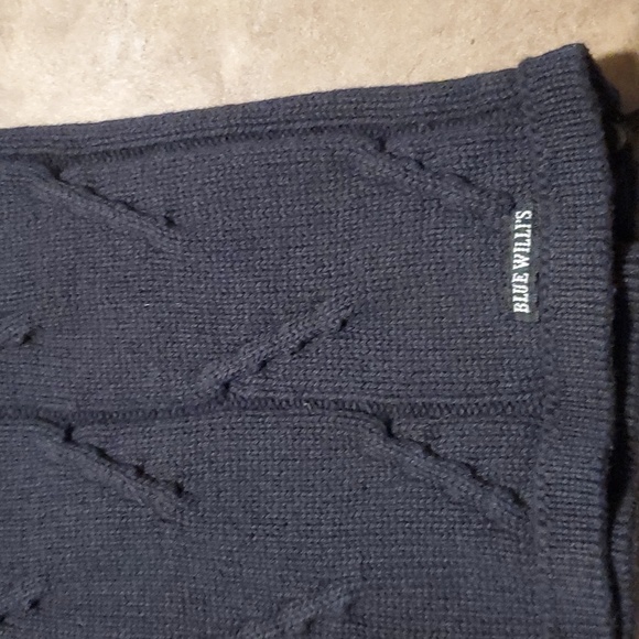 Vintage Blue Willi's Sweater Dress - Picture 2 of 4